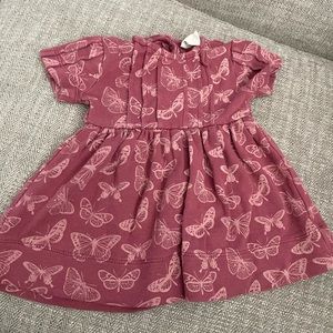 EUC Kate Quinn pink butterfly dress